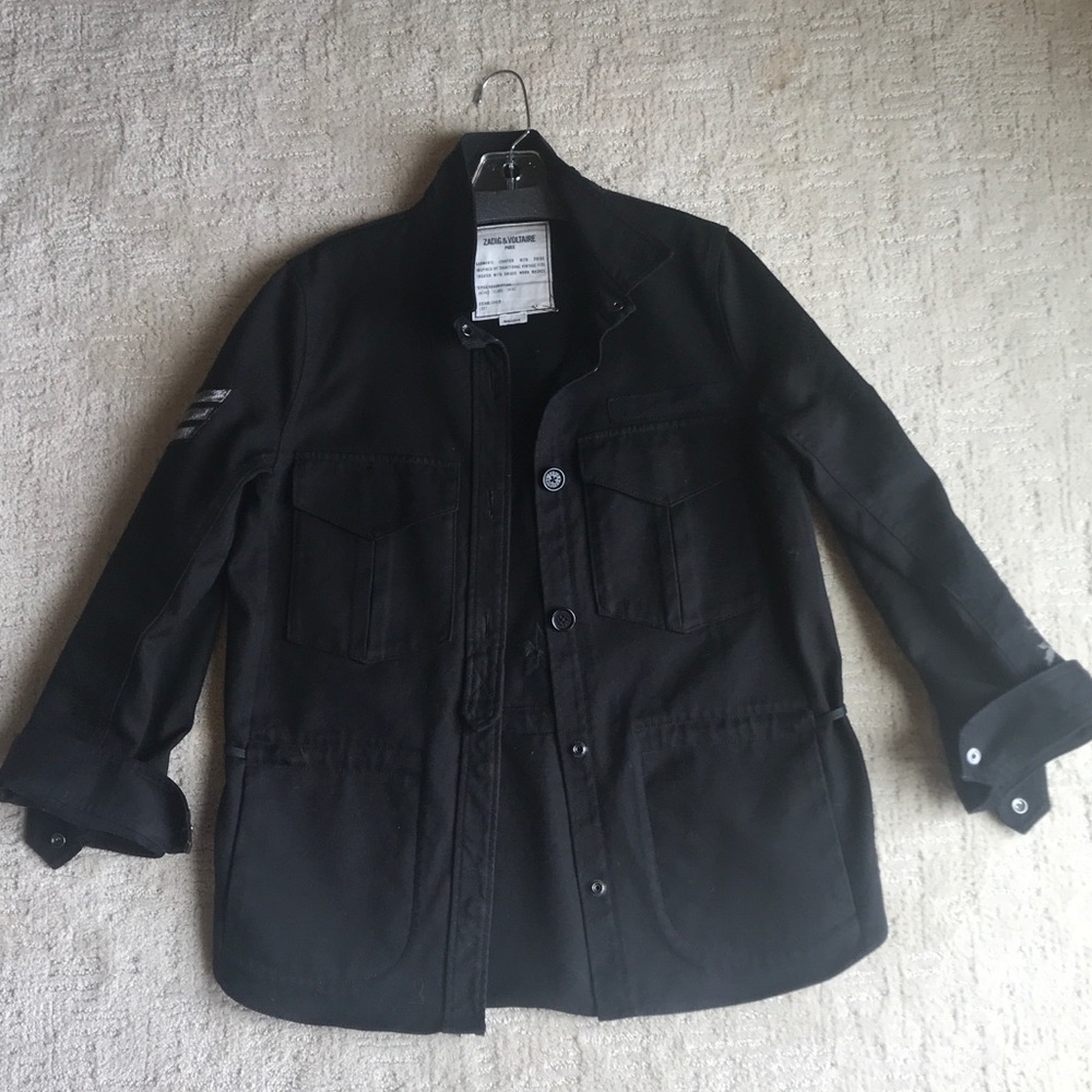 Zadig & Voltaire Black Jean Jacket